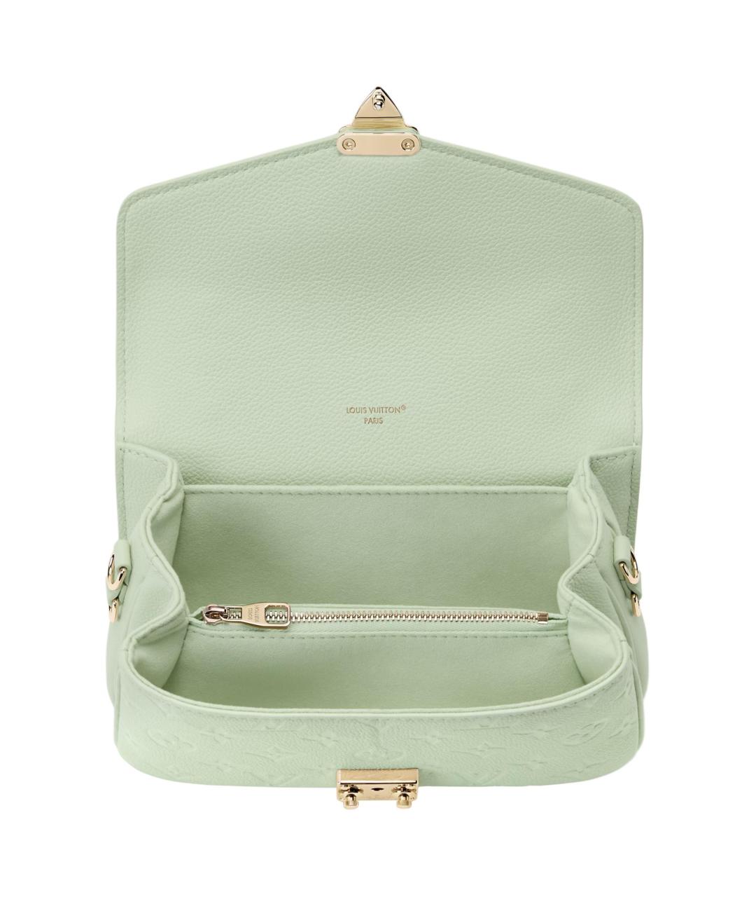 LOUIS VUITTON Салатовая канва сумка через плечо, фото 4