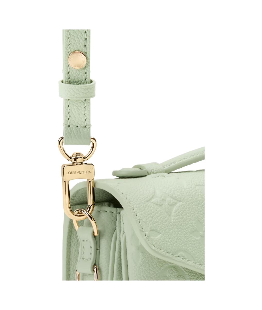 LOUIS VUITTON Салатовая канва сумка через плечо, фото 5