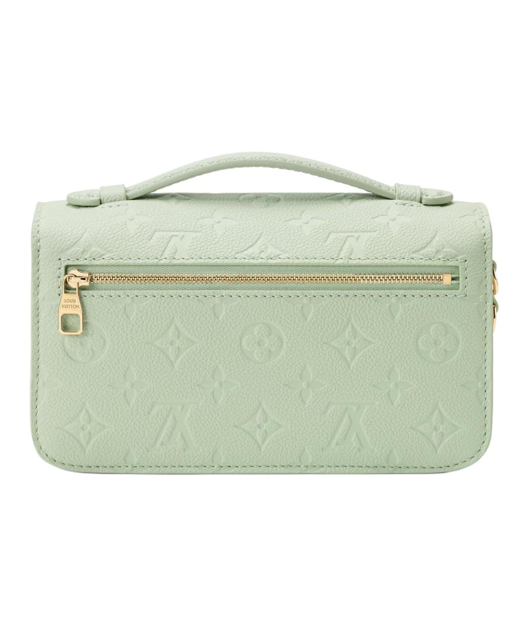 LOUIS VUITTON Салатовая канва сумка через плечо, фото 3