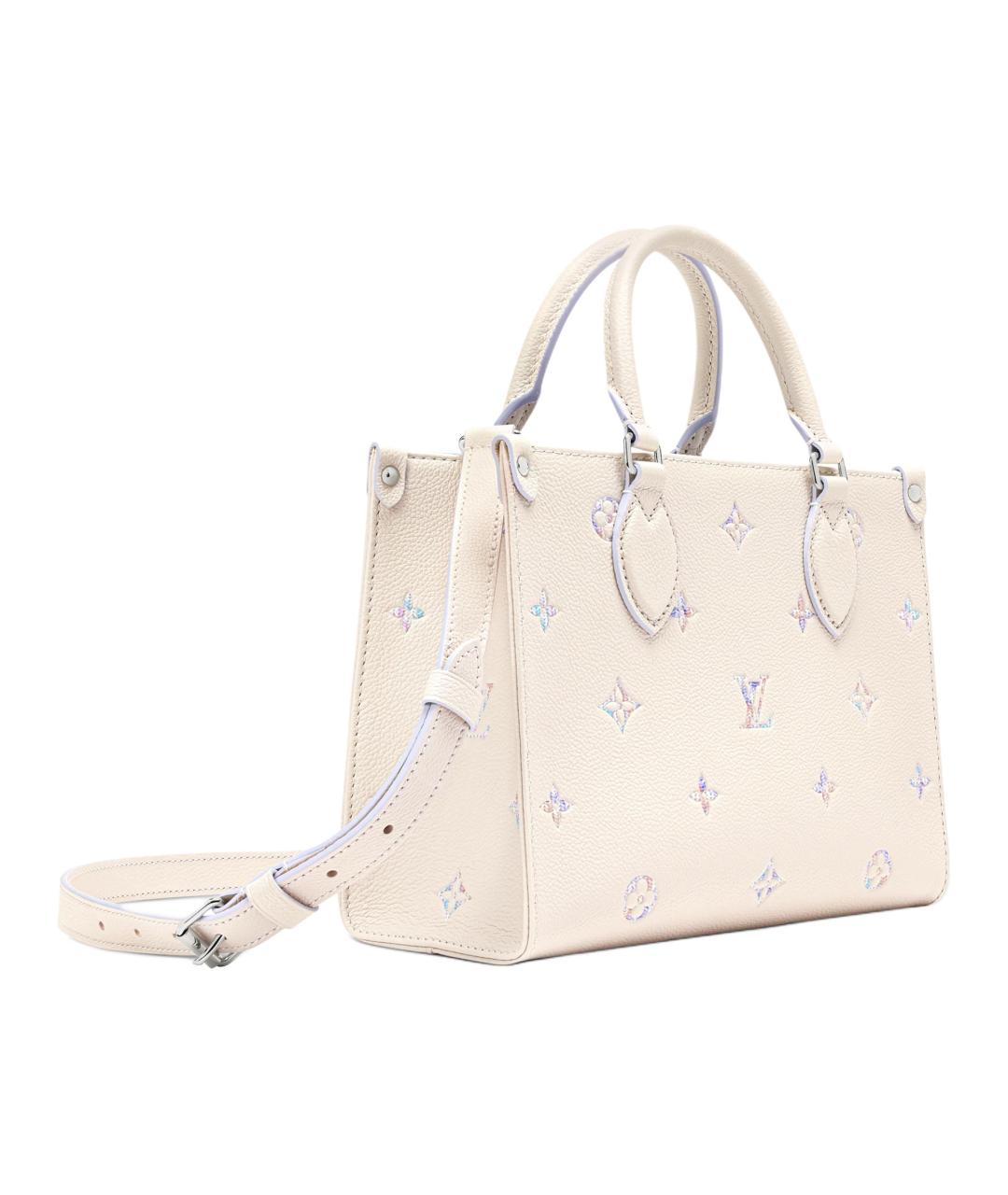 LOUIS VUITTON Белая сумка через плечо, фото 2