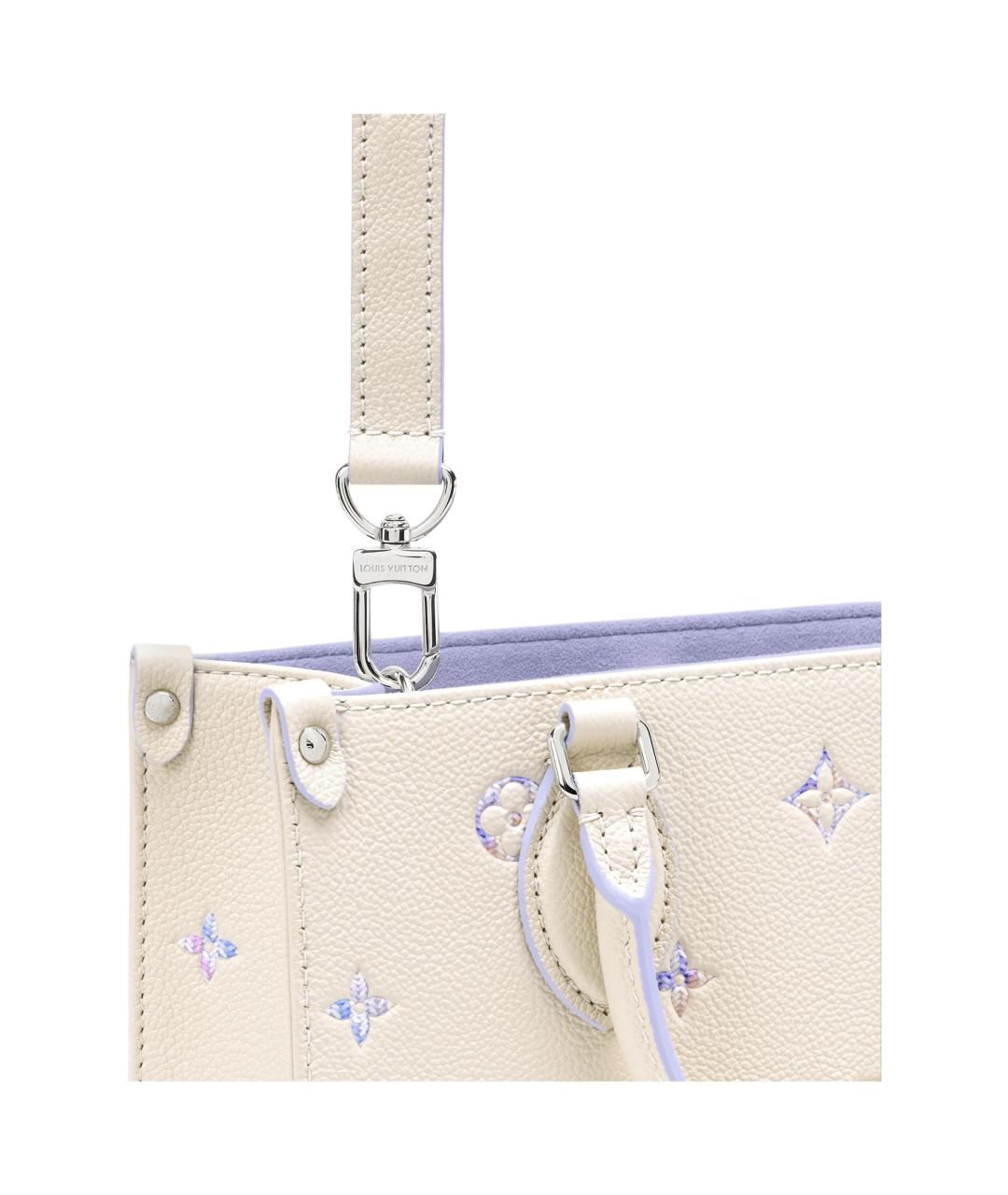 LOUIS VUITTON Белая сумка через плечо, фото 5