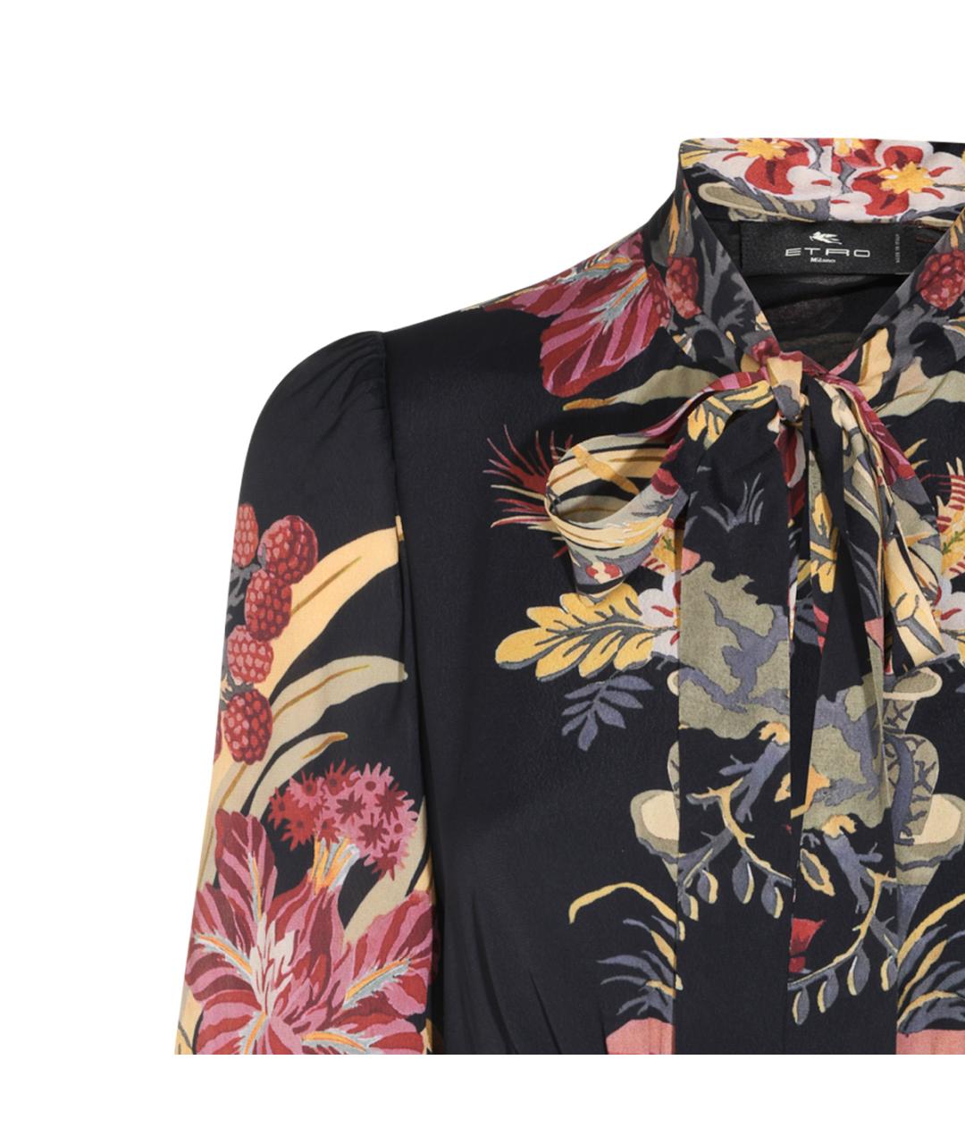 ETRO Мульти вискозное коктейльное платье, фото 3