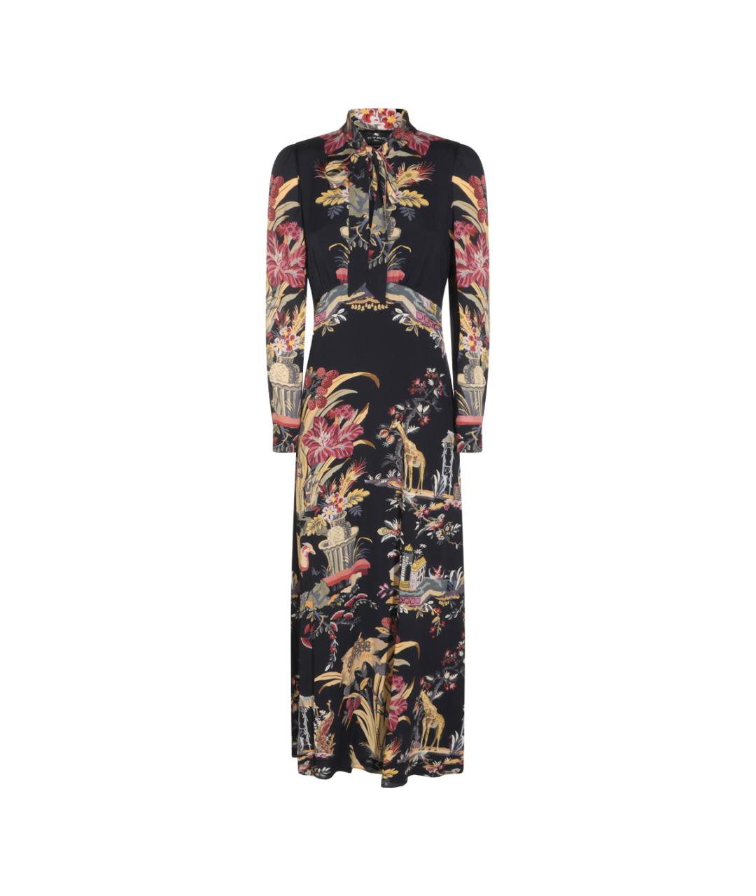 ETRO Мульти вискозное коктейльное платье, фото 1