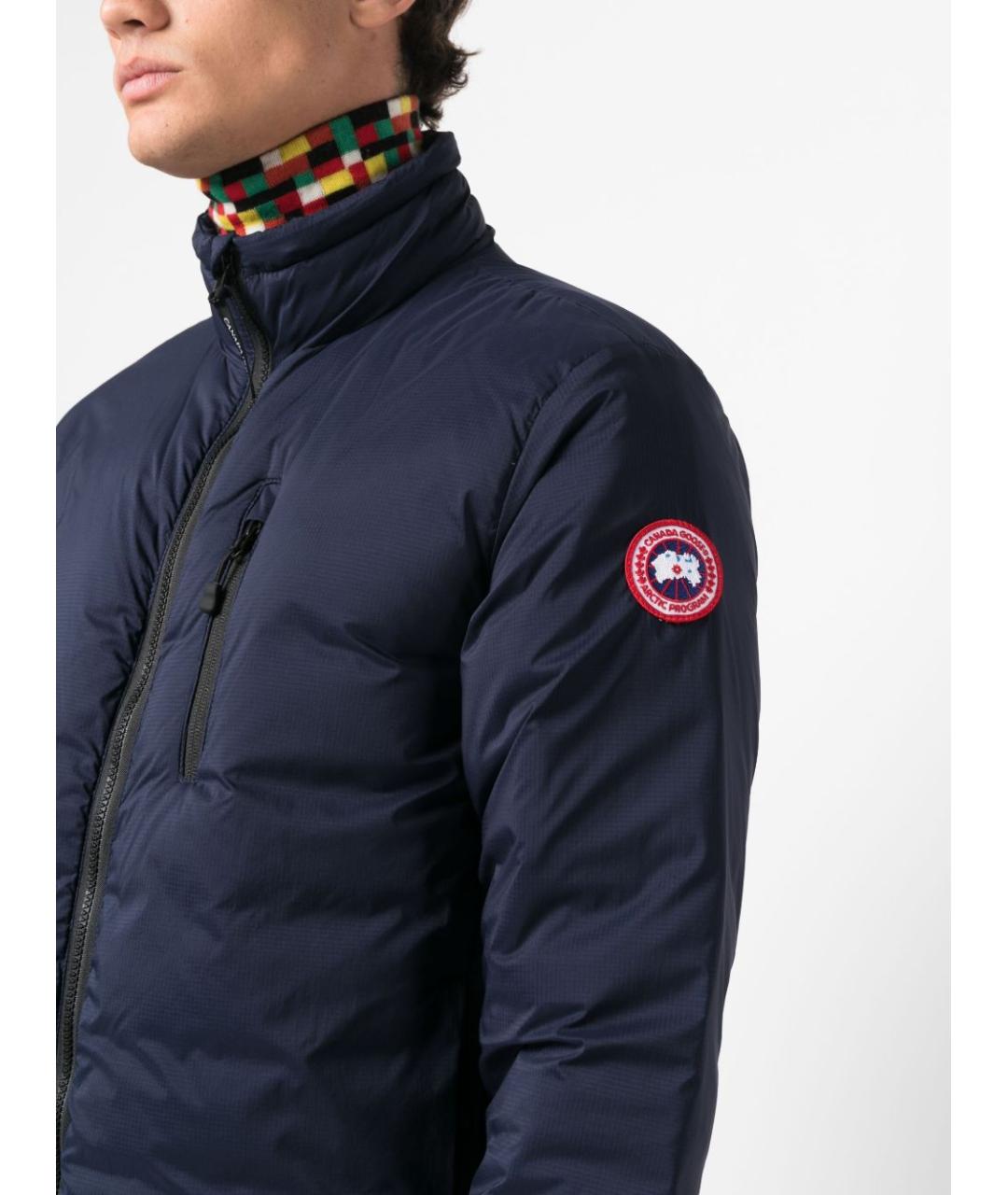 CANADA GOOSE Синяя полиамидовая куртка, фото 4
