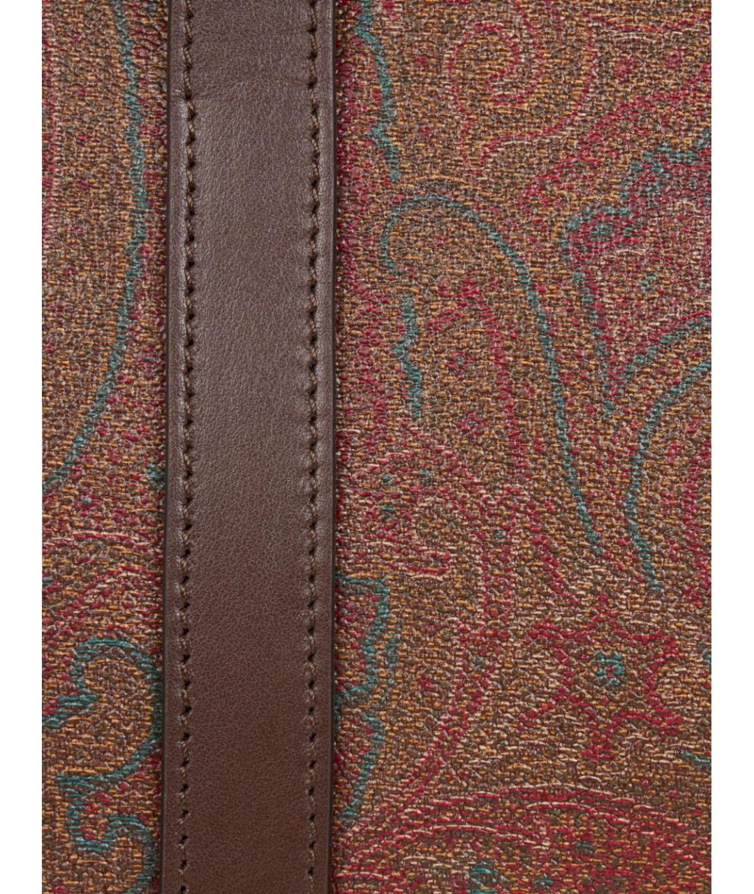 ETRO Коричневая хлопковая сумка тоут, фото 2
