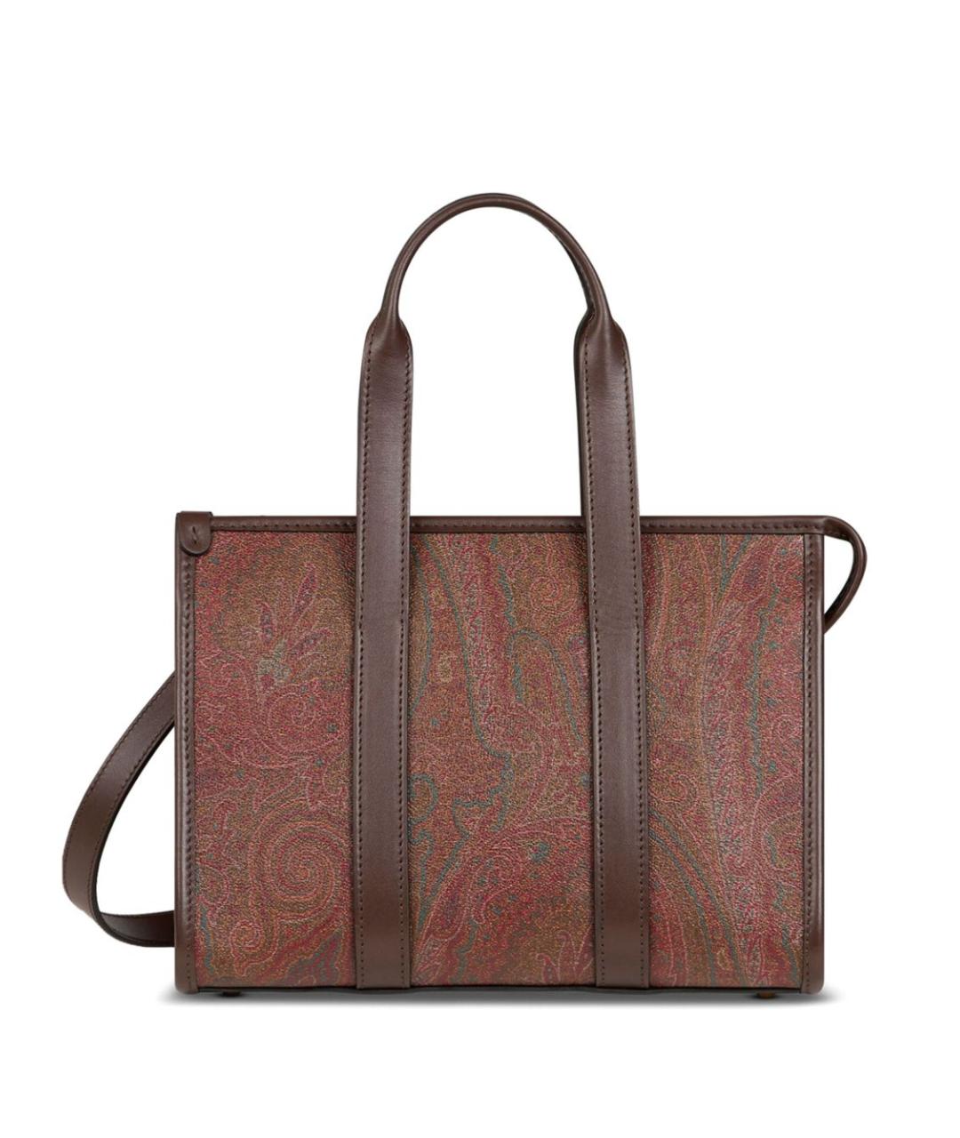 ETRO Коричневая хлопковая сумка тоут, фото 1