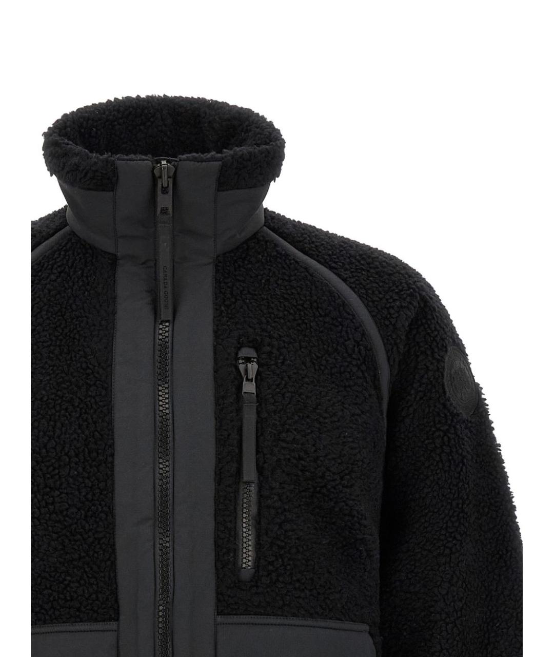 CANADA GOOSE Черная шерстяная куртка, фото 2
