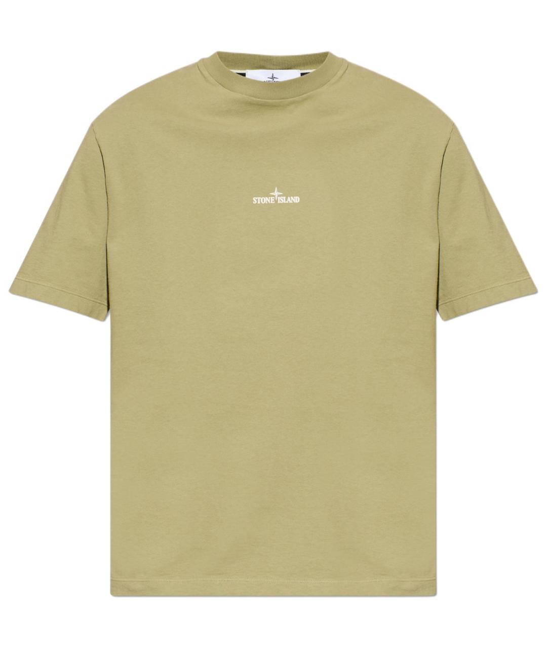 STONE ISLAND Зеленая футболка, фото 1
