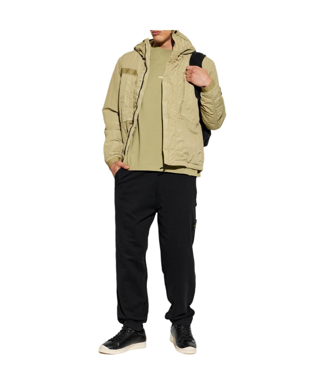 STONE ISLAND Зеленая футболка, фото 2