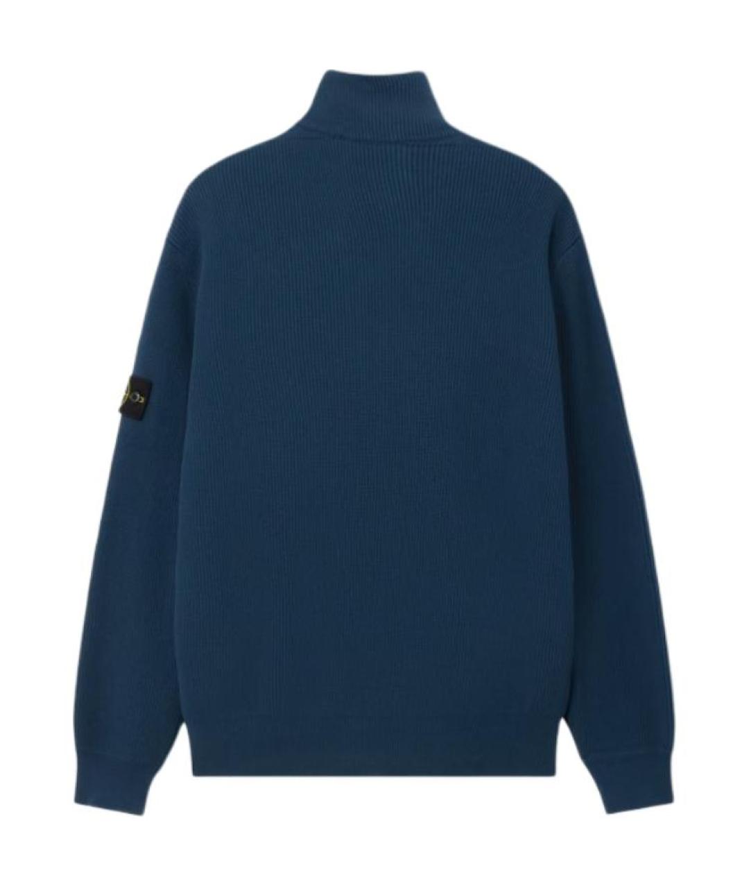 STONE ISLAND Синий джемпер / свитер, фото 2