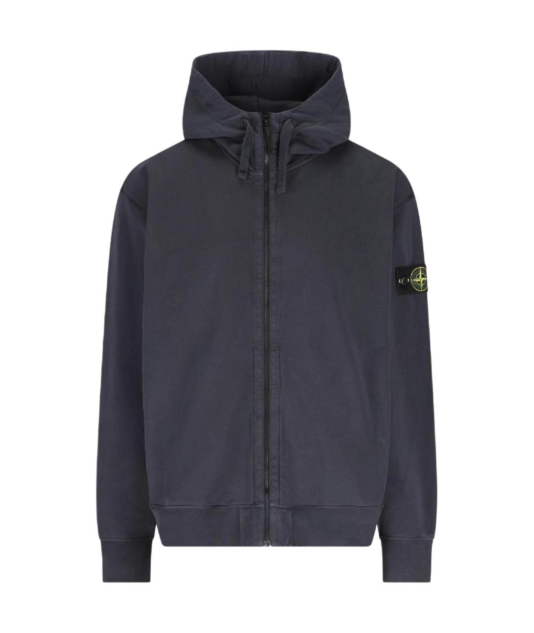 STONE ISLAND Темно-синяя куртка, фото 1
