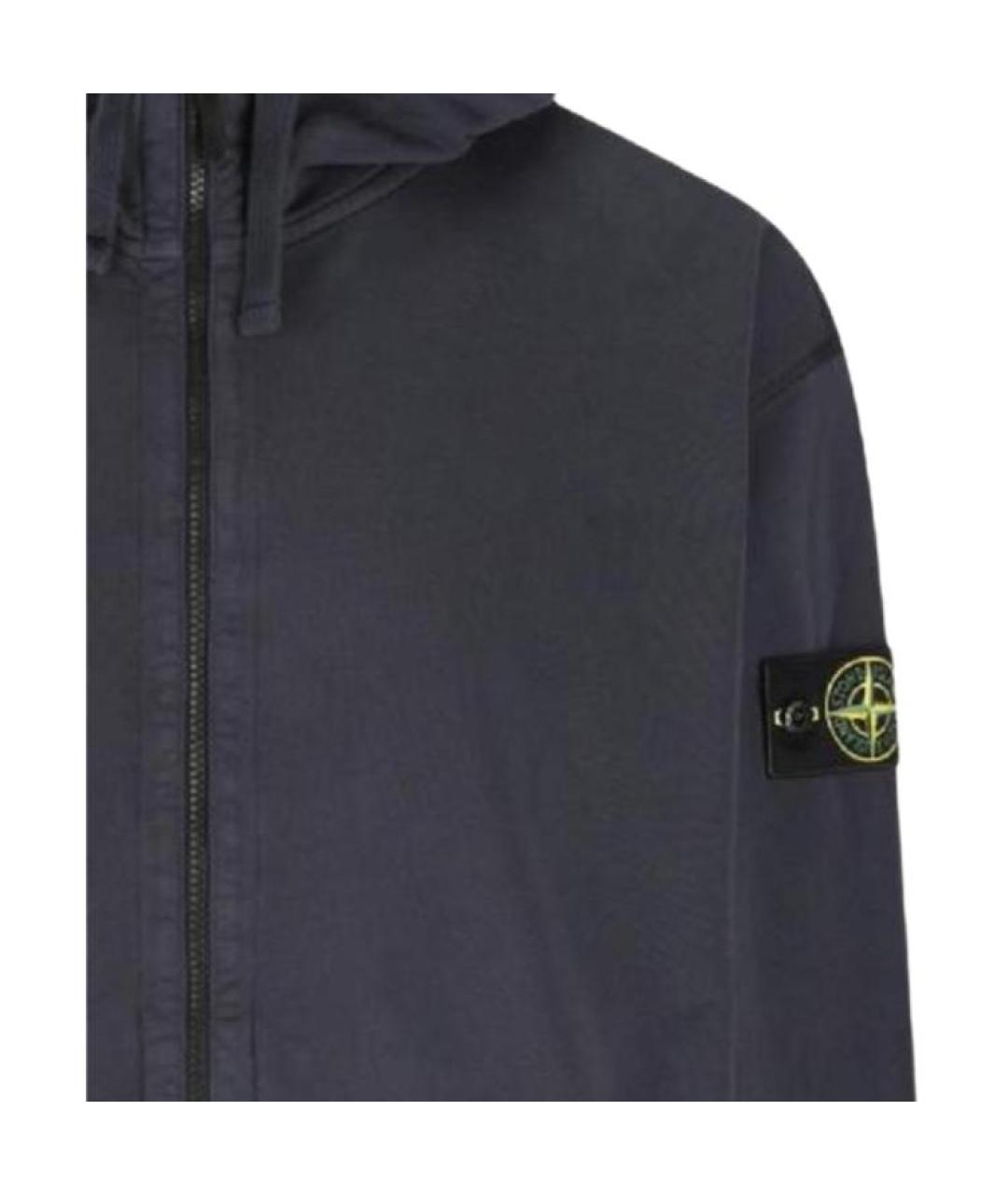 STONE ISLAND Темно-синяя куртка, фото 3