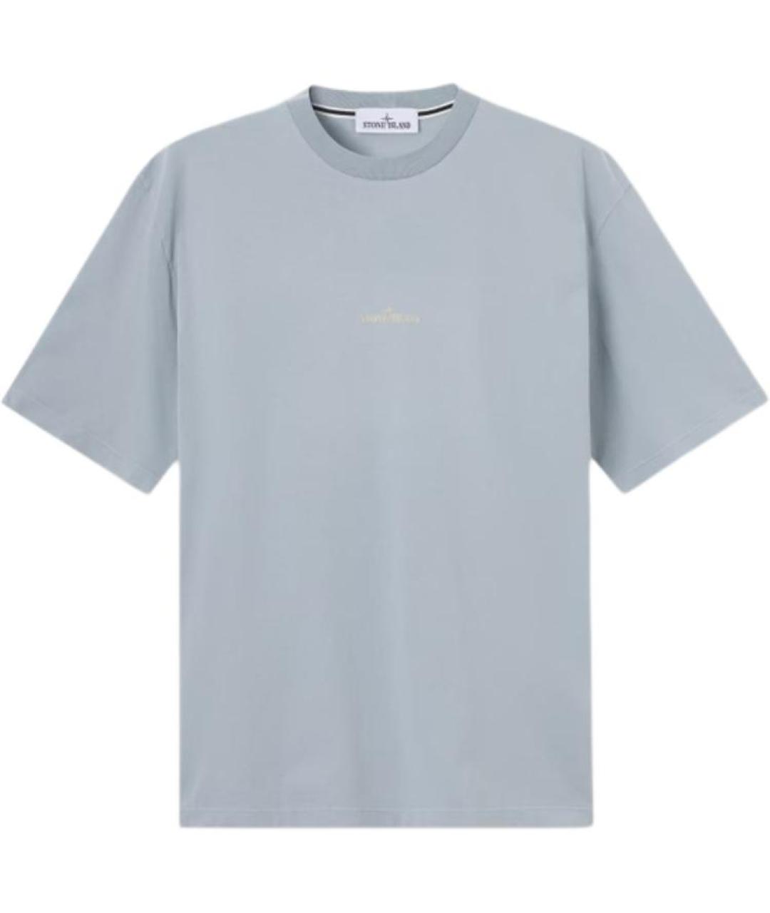 STONE ISLAND Голубая футболка, фото 1