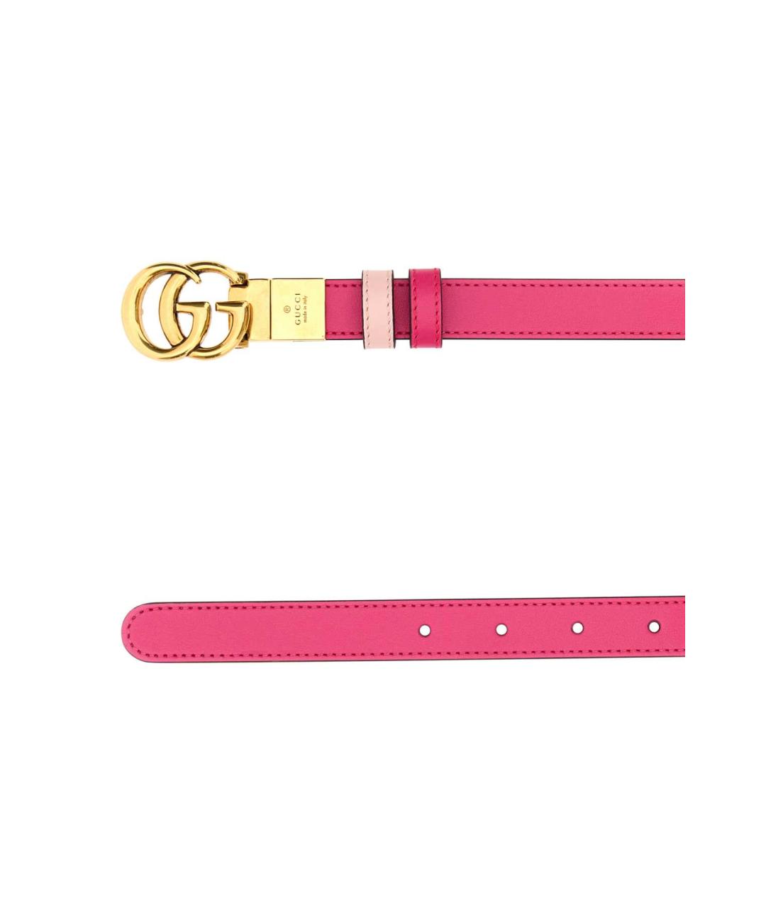 GUCCI Розовый кожаный ремень, фото 2