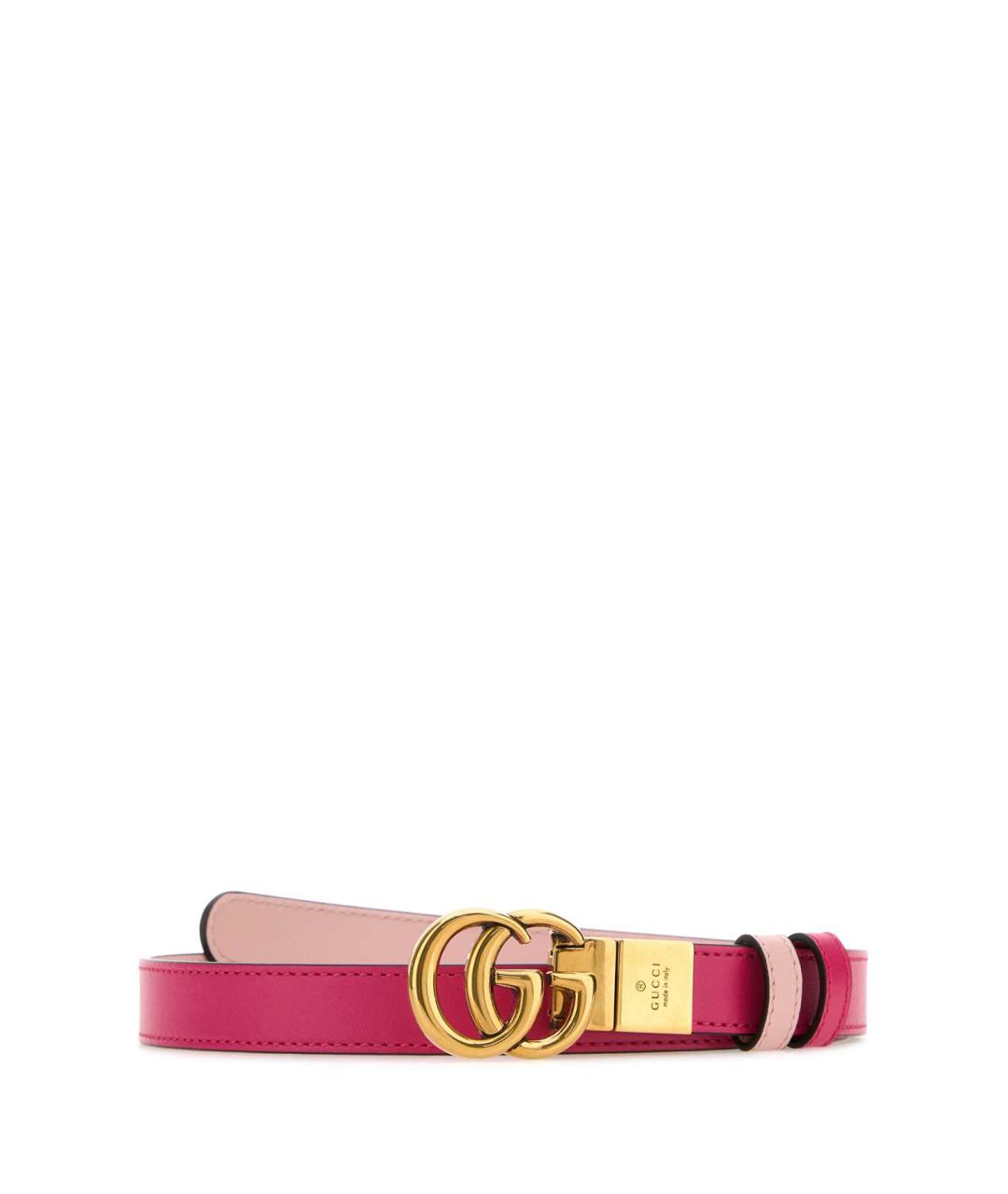 GUCCI Розовый кожаный ремень, фото 1