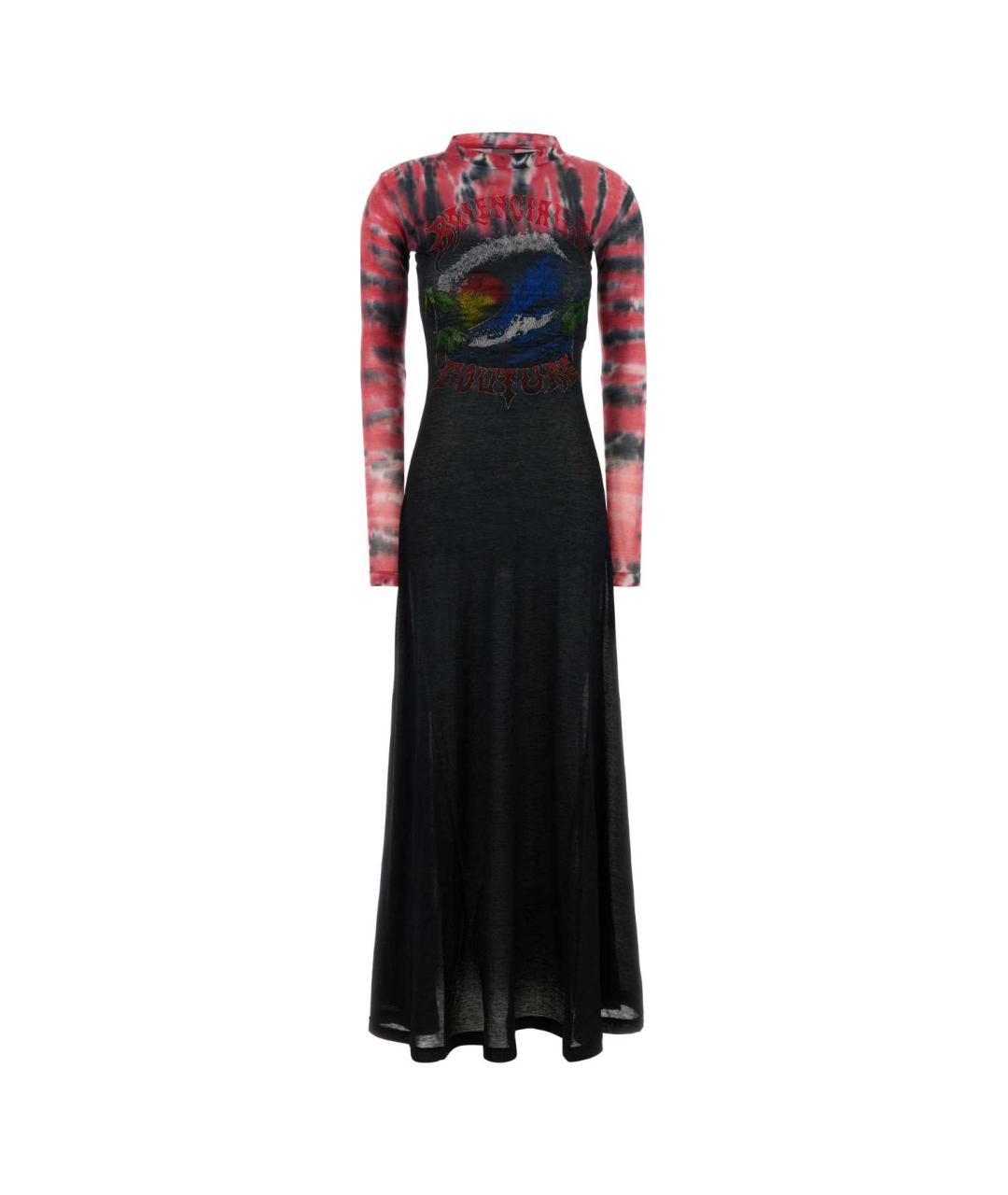 BALENCIAGA Мульти хлопковое вечернее платье, фото 1