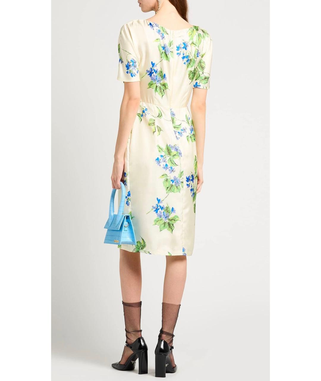 PRADA Мульти шелковое коктейльное платье, фото 3