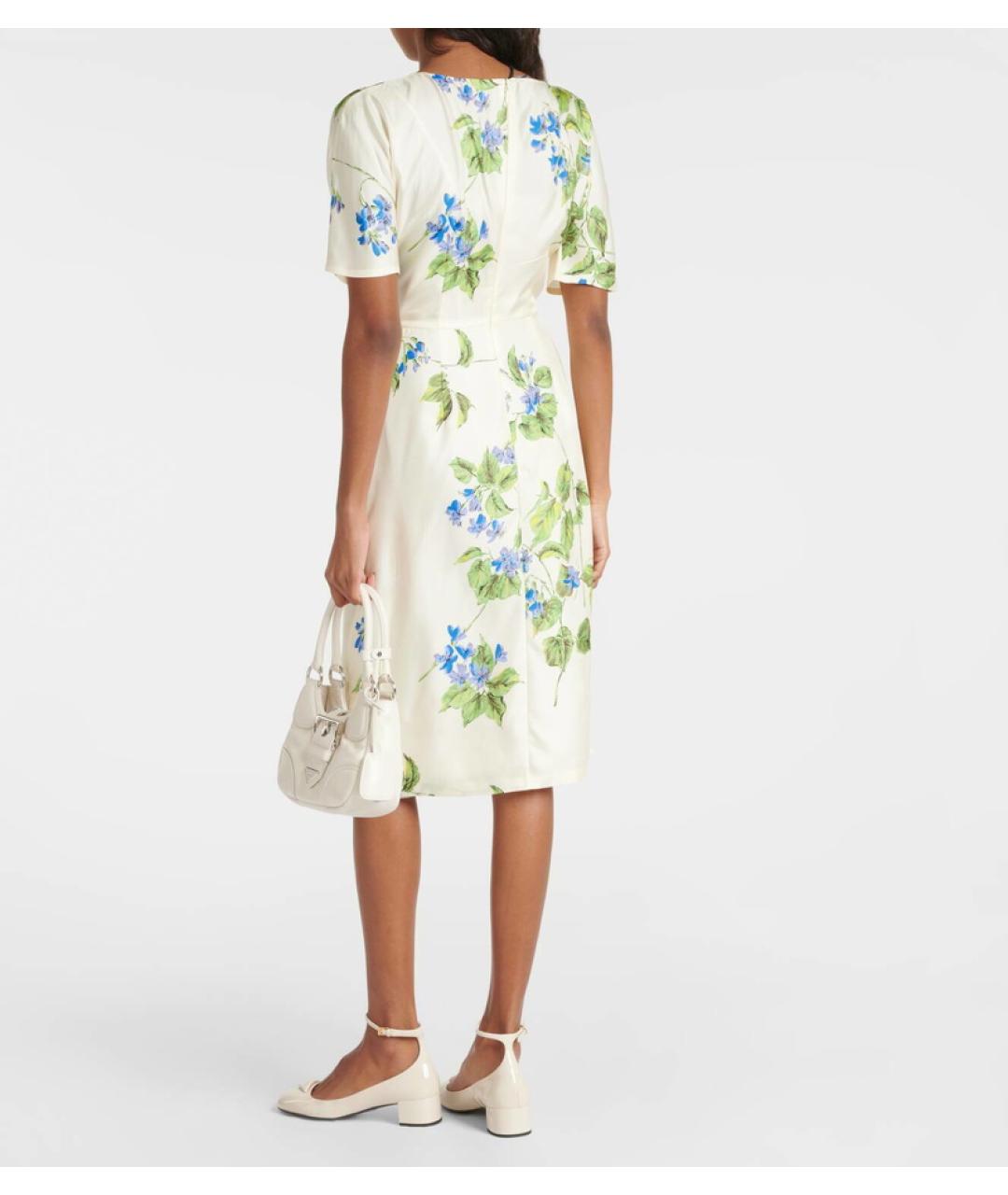 PRADA Мульти шелковое коктейльное платье, фото 5