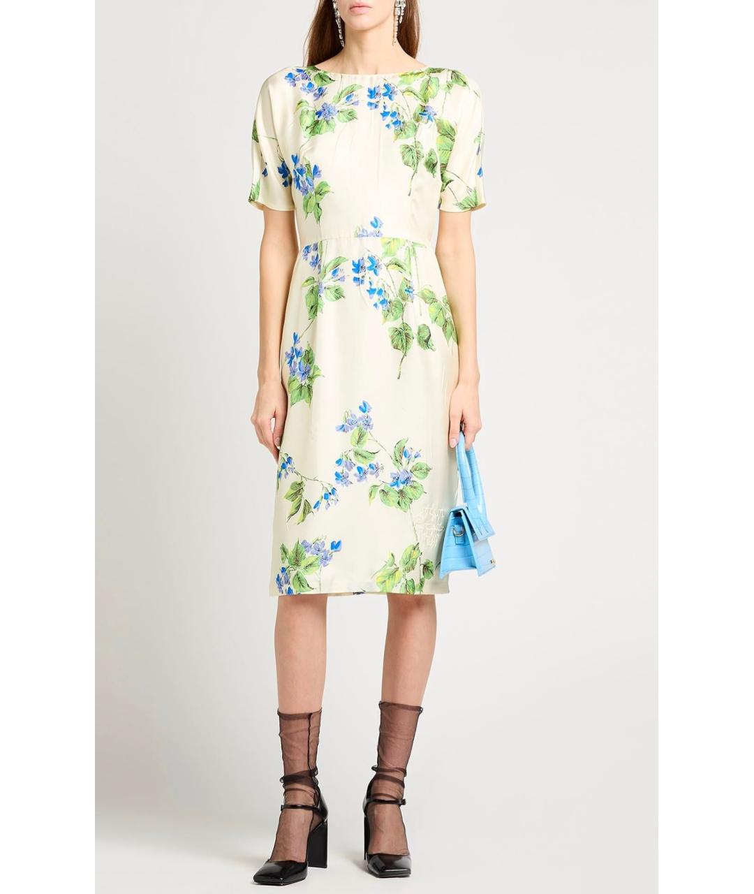 PRADA Мульти шелковое коктейльное платье, фото 2