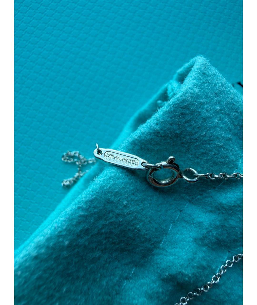 TIFFANY&CO Розовое серебряное колье, фото 5