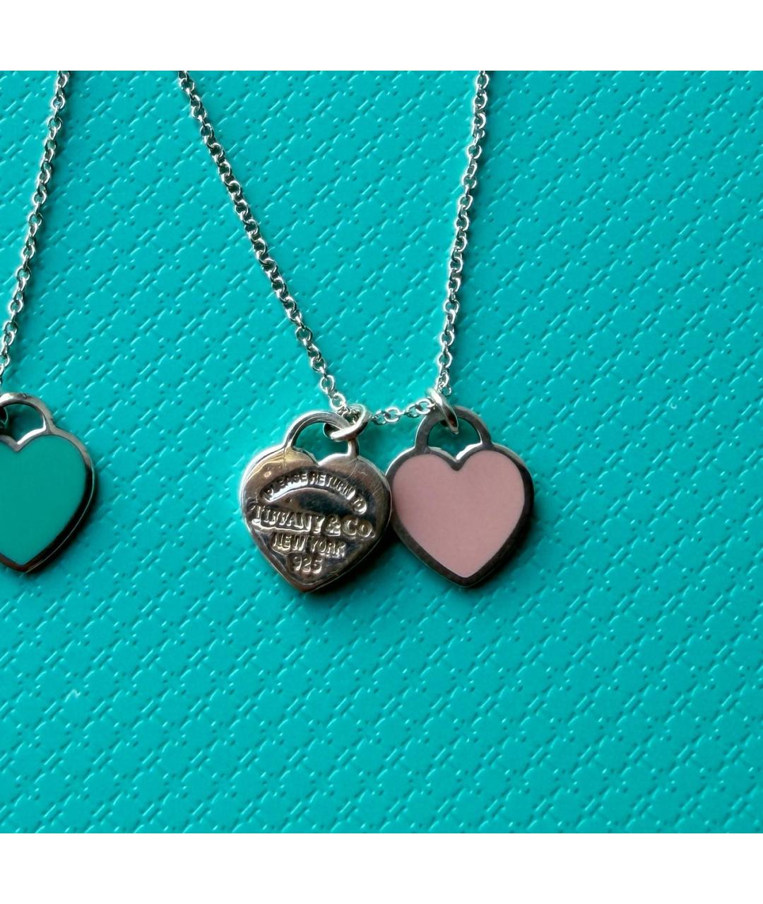 TIFFANY&CO Розовое серебряное колье, фото 4