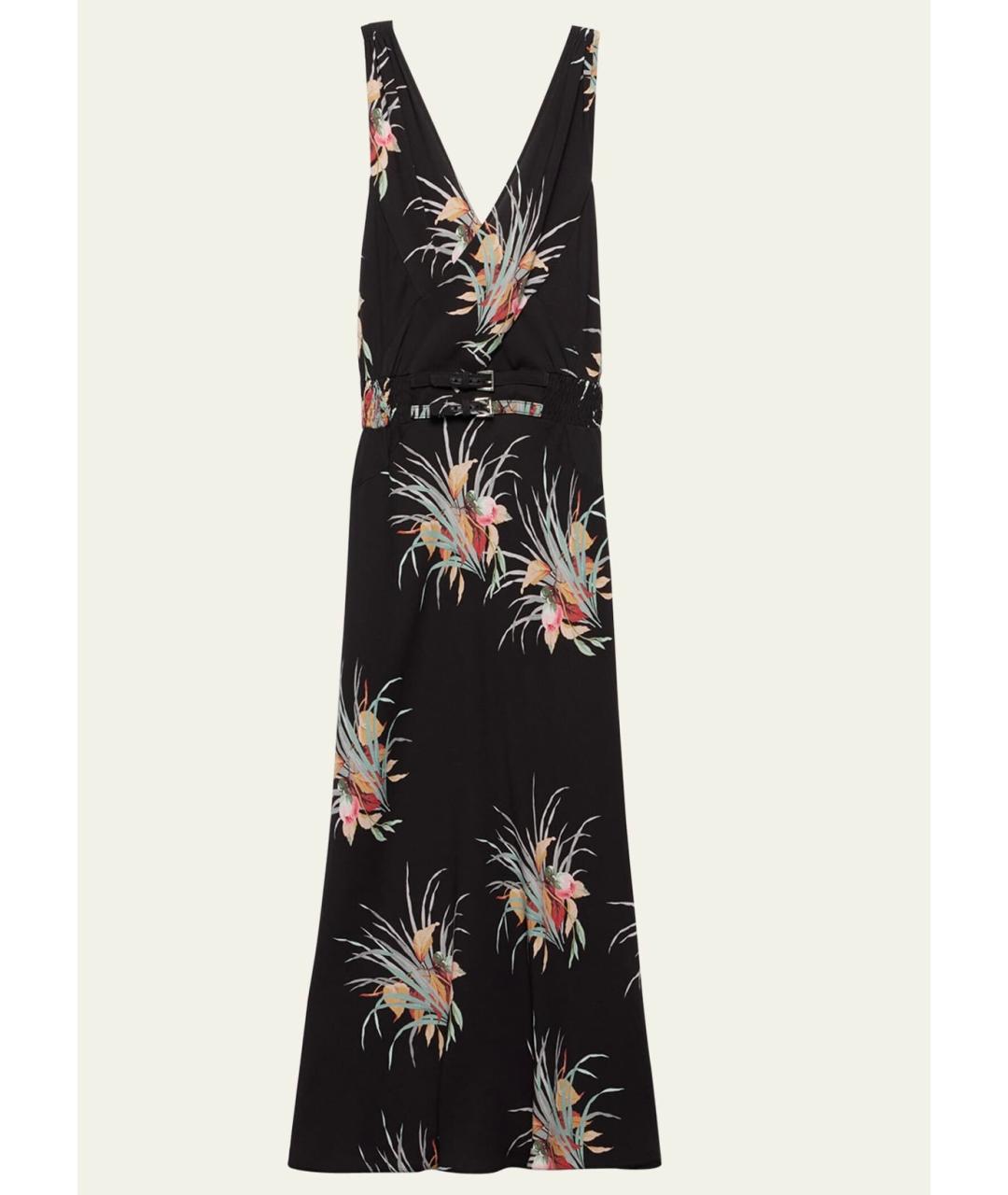PRADA Черное вискозное коктейльное платье, фото 4