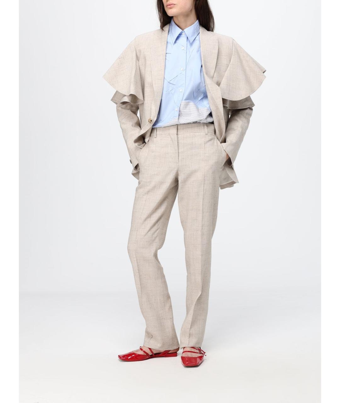 MOSCHINO Голубая хлопковая рубашка, фото 2