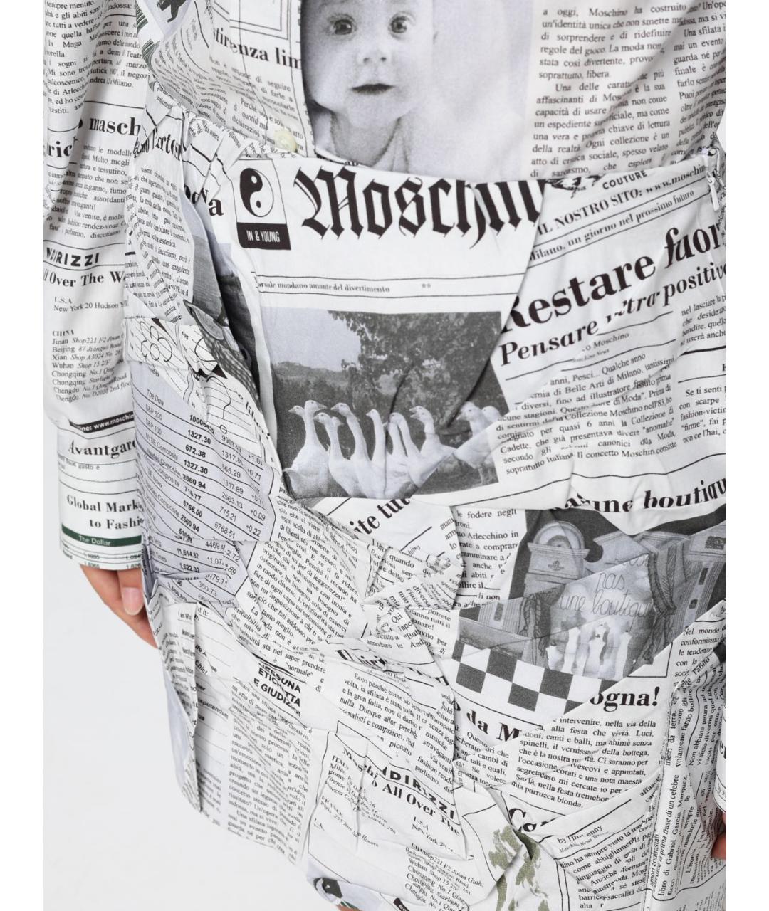 MOSCHINO Мульти хлопковая юбка мини, фото 4