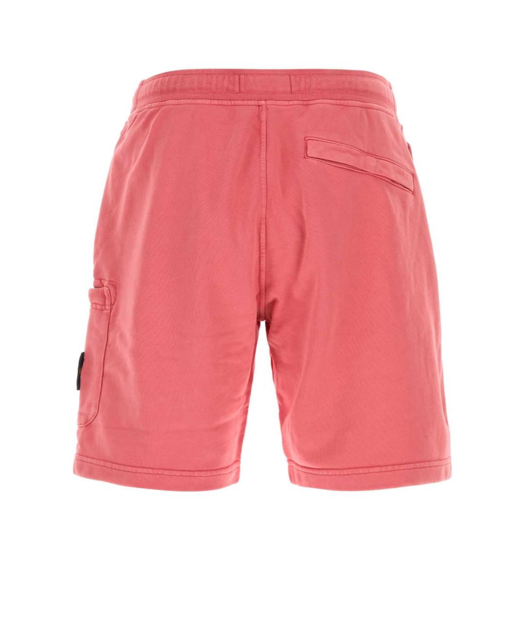 STONE ISLAND Розовые хлопковые шорты, фото 2