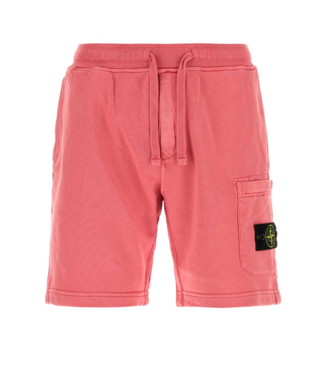 STONE ISLAND Розовые хлопковые шорты, фото 3