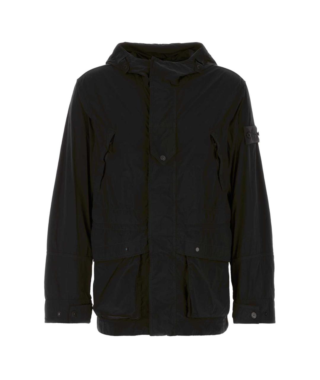 STONE ISLAND Черная нейлоновая парка, фото 1
