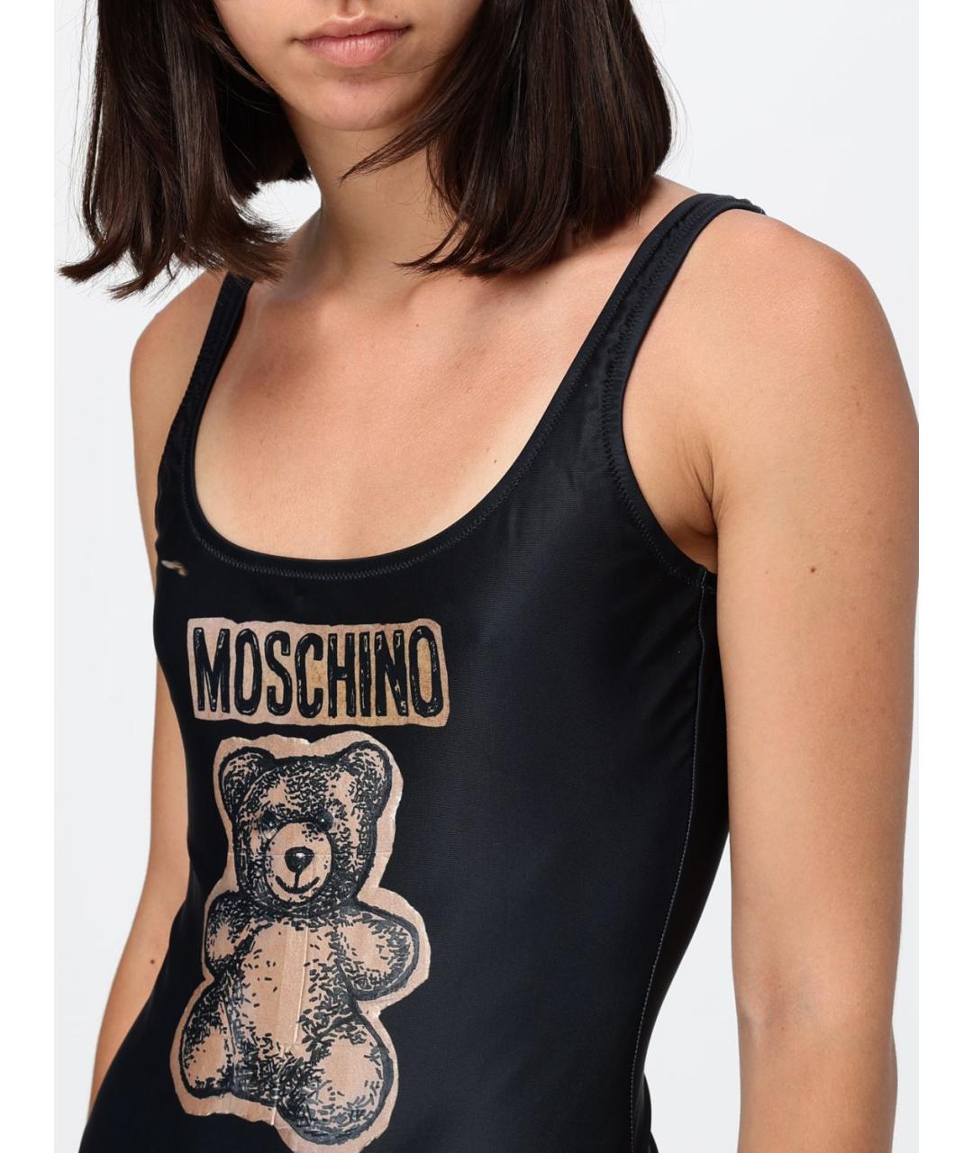 MOSCHINO Черный полиамидовый купальник, фото 3