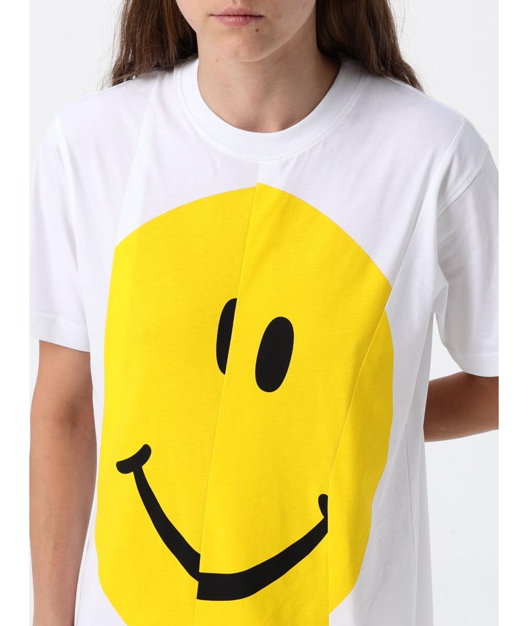 MOSCHINO Белое хлопковое повседневное платье, фото 3