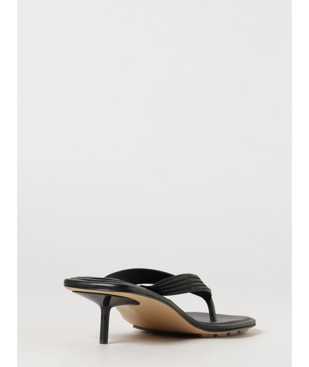 BOTTEGA VENETA Черные мюли, фото 3