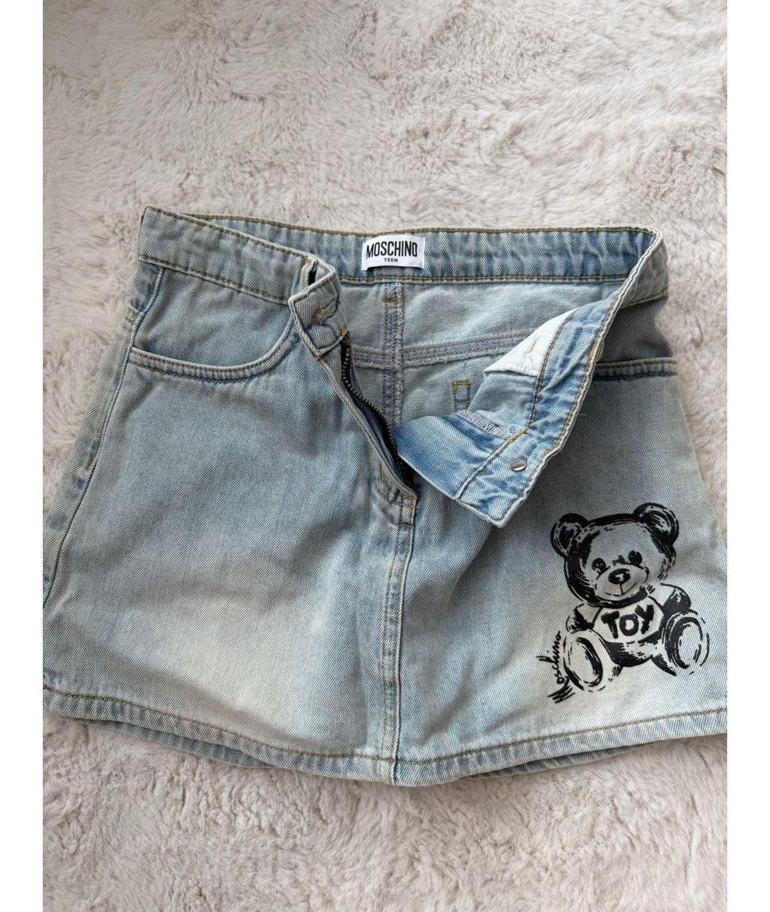 MOSCHINO Голубые брюки и шорты, фото 3