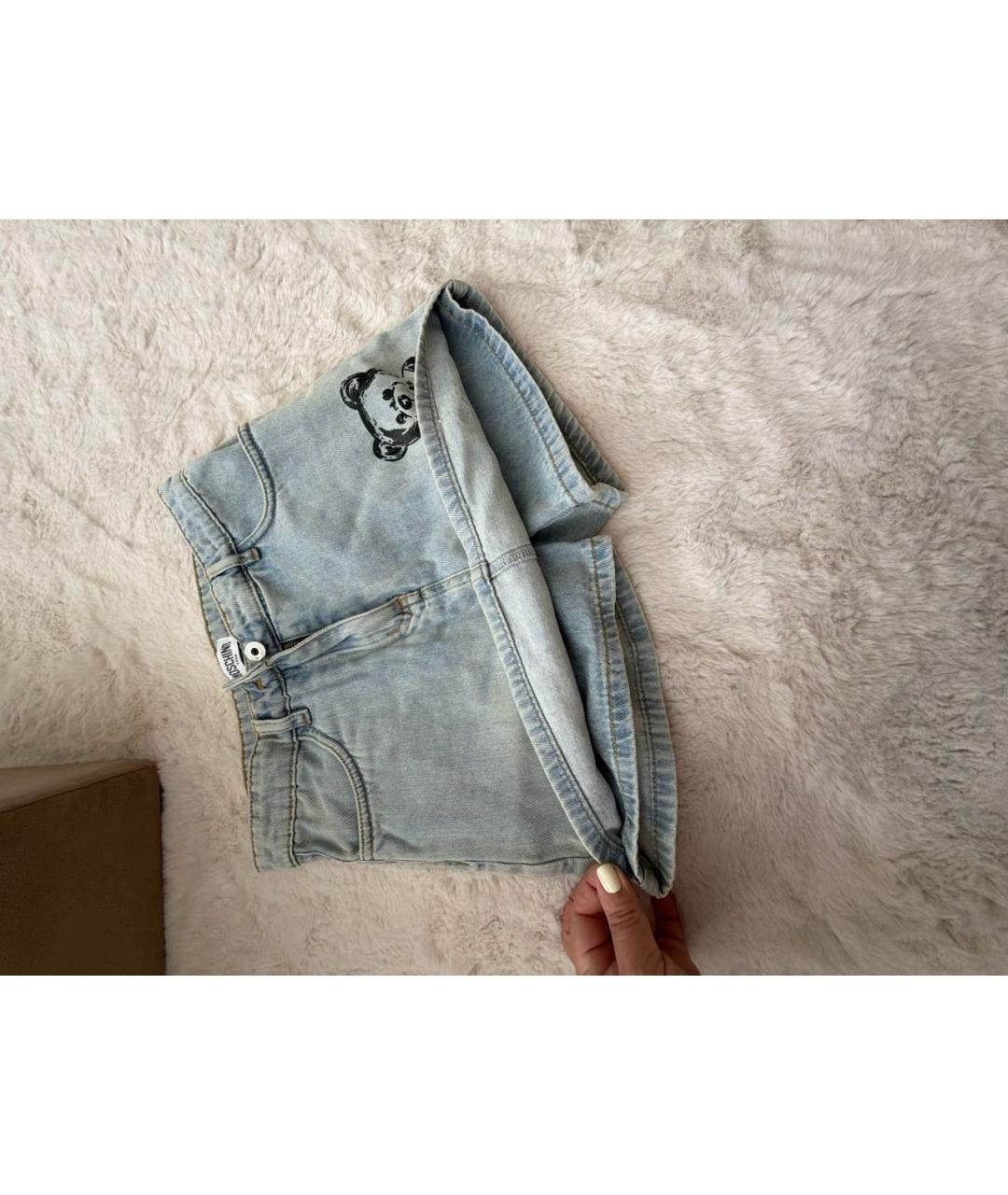 MOSCHINO Голубые брюки и шорты, фото 5