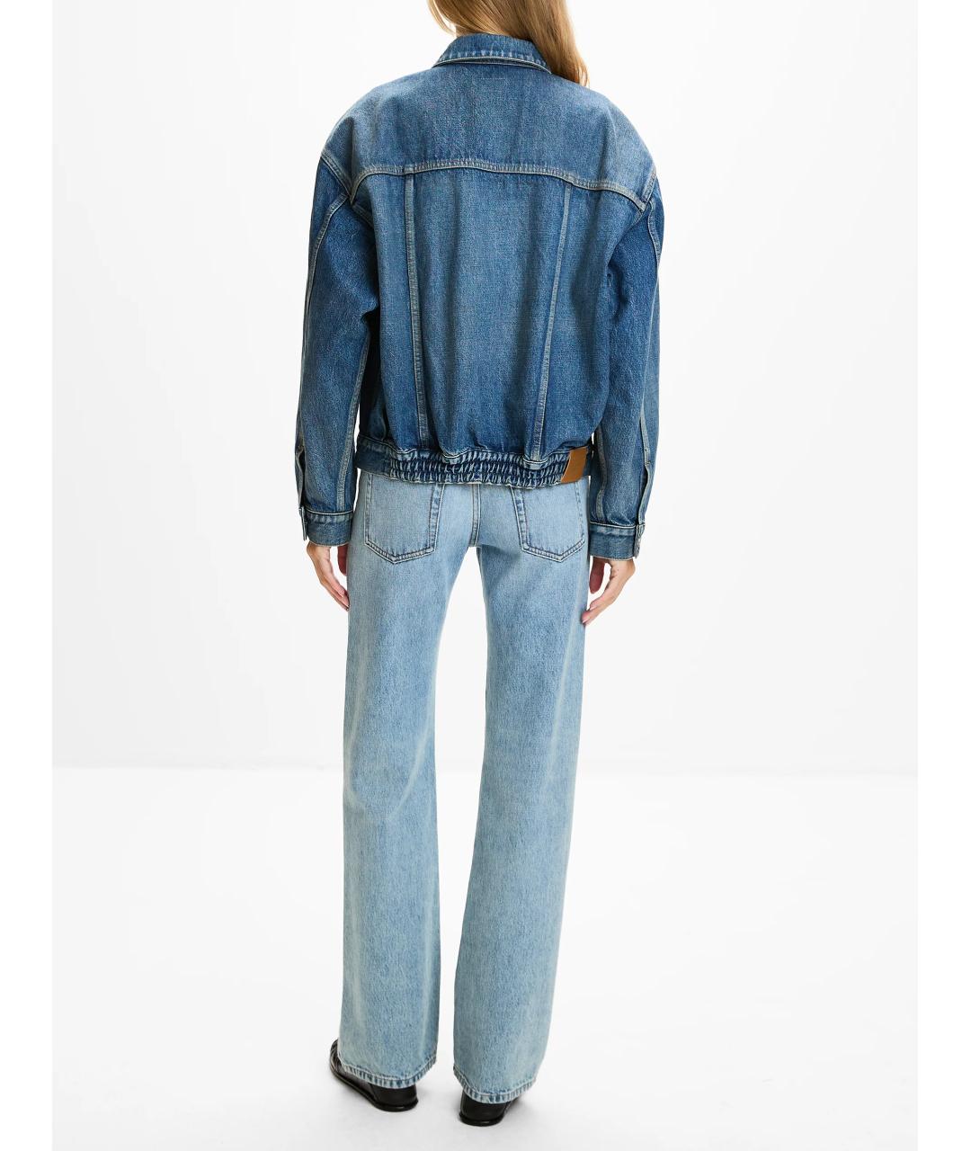 SAINT LAURENT Синяя деним куртка, фото 3