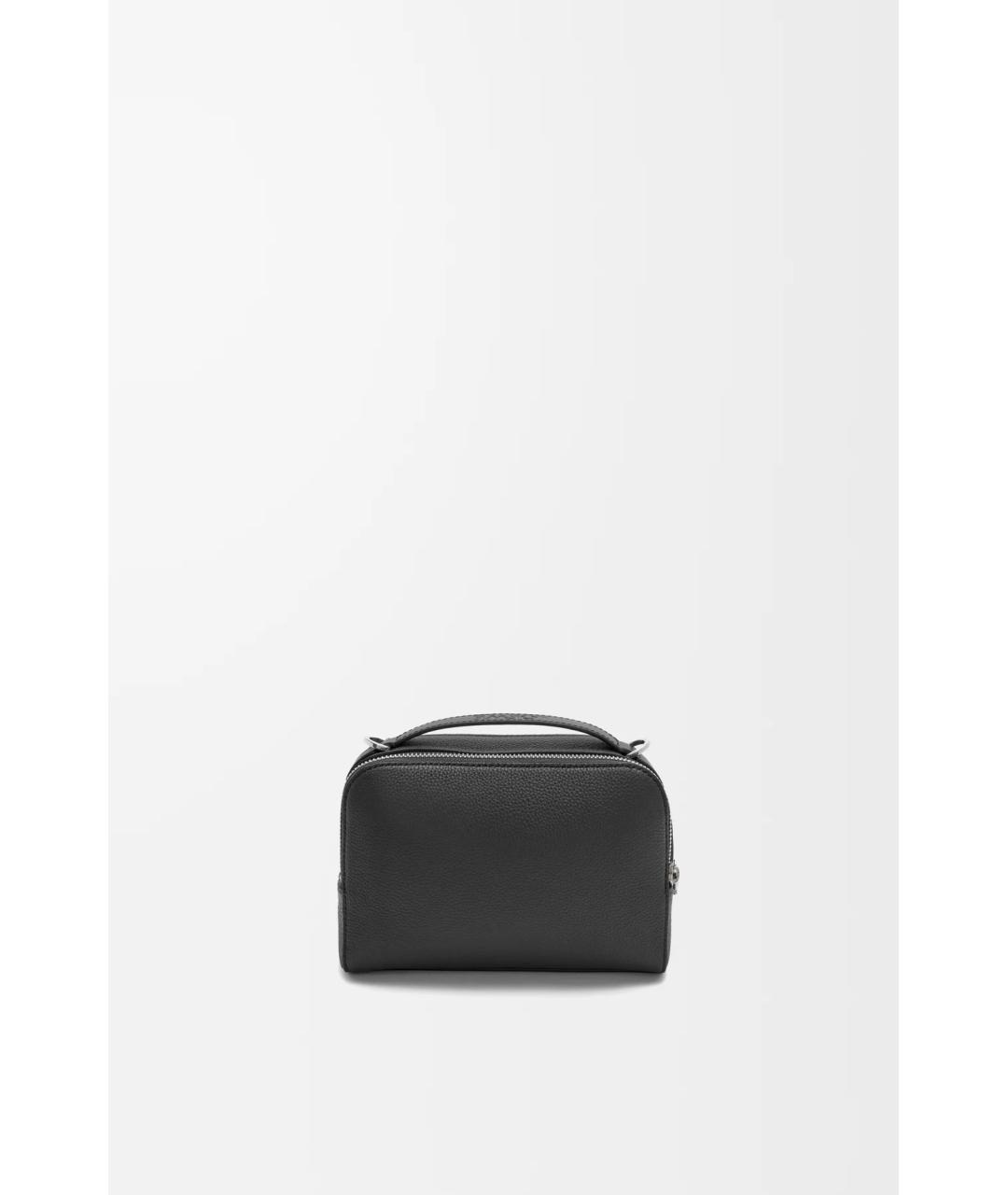 LOEWE Черная кожаная сумка на плечо, фото 2