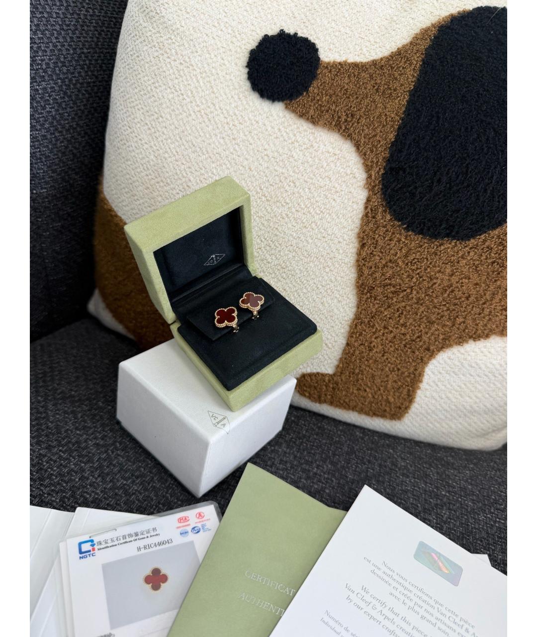 VAN CLEEF & ARPELS Золотые серьги из желтого золота, фото 3