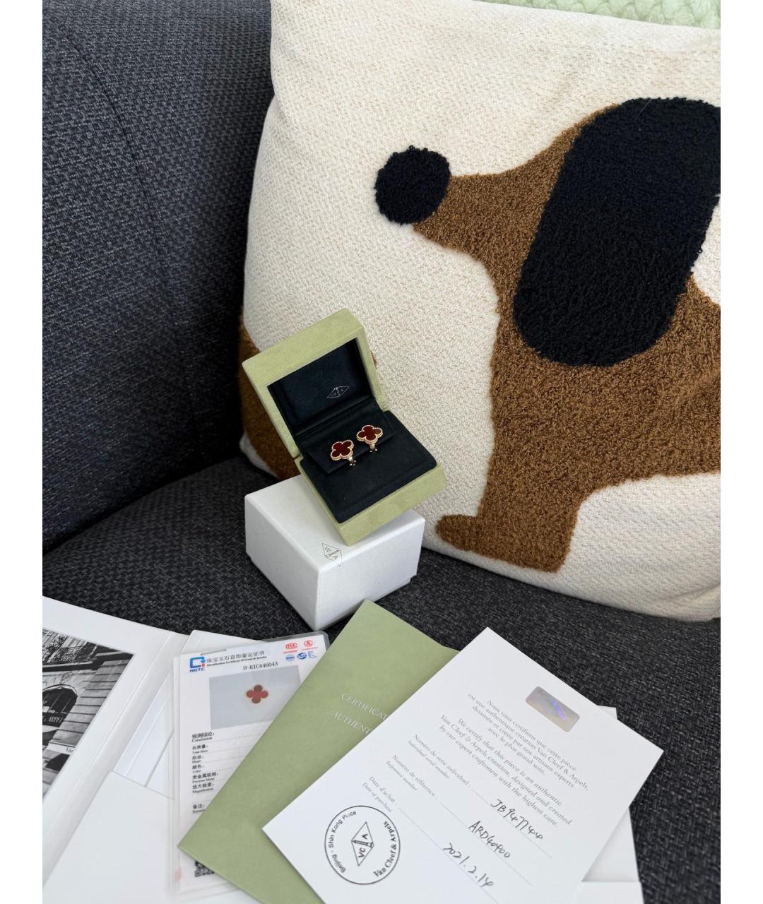 VAN CLEEF & ARPELS Золотые серьги из желтого золота, фото 4