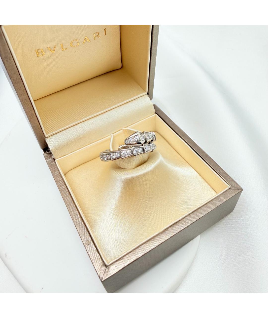 BVLGARI Серебряное кольцо из белого золота, фото 3