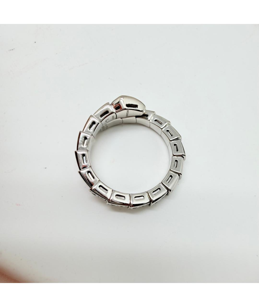 BVLGARI Серебряное кольцо из белого золота, фото 5