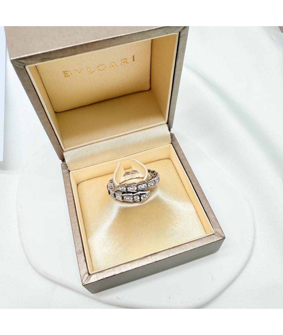 BVLGARI Серебряное кольцо из белого золота, фото 2