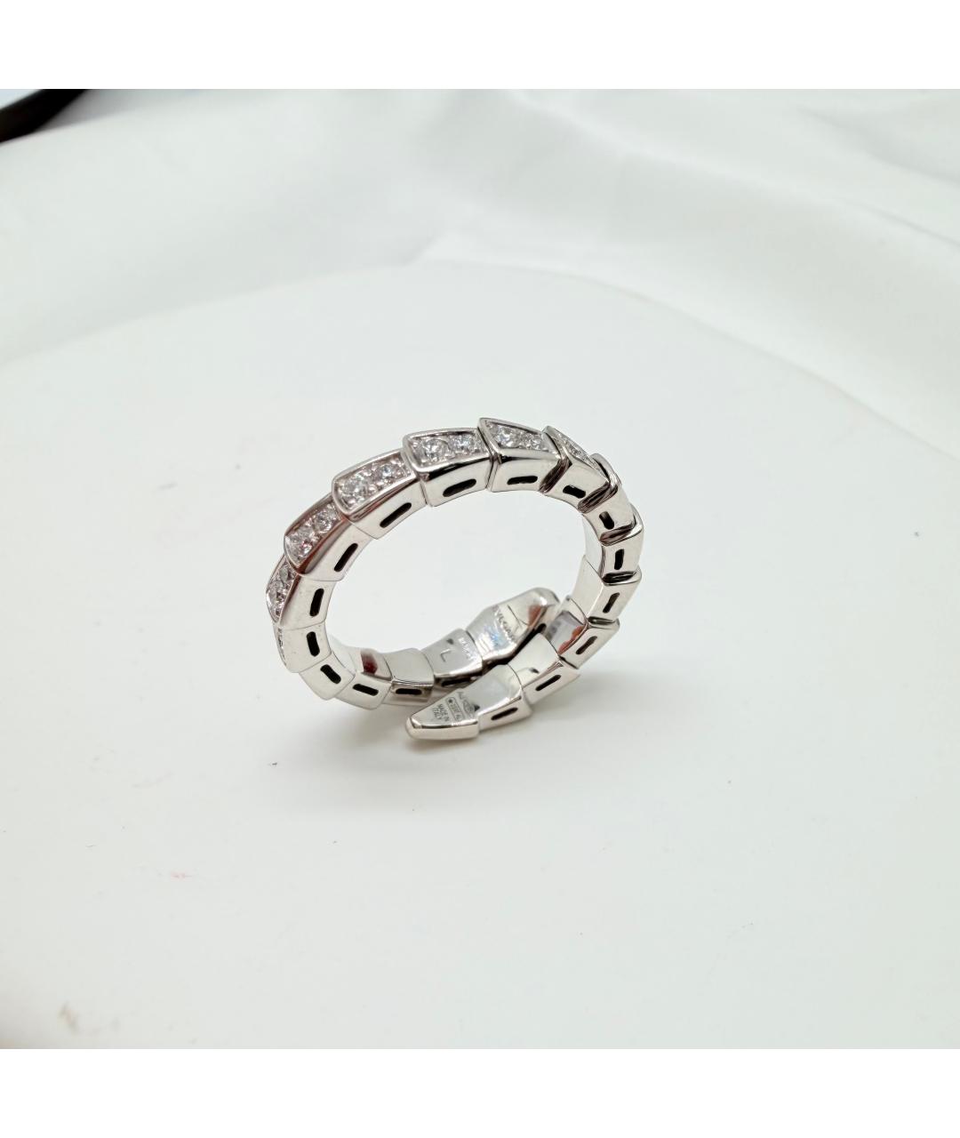 BVLGARI Серебряное кольцо из белого золота, фото 6