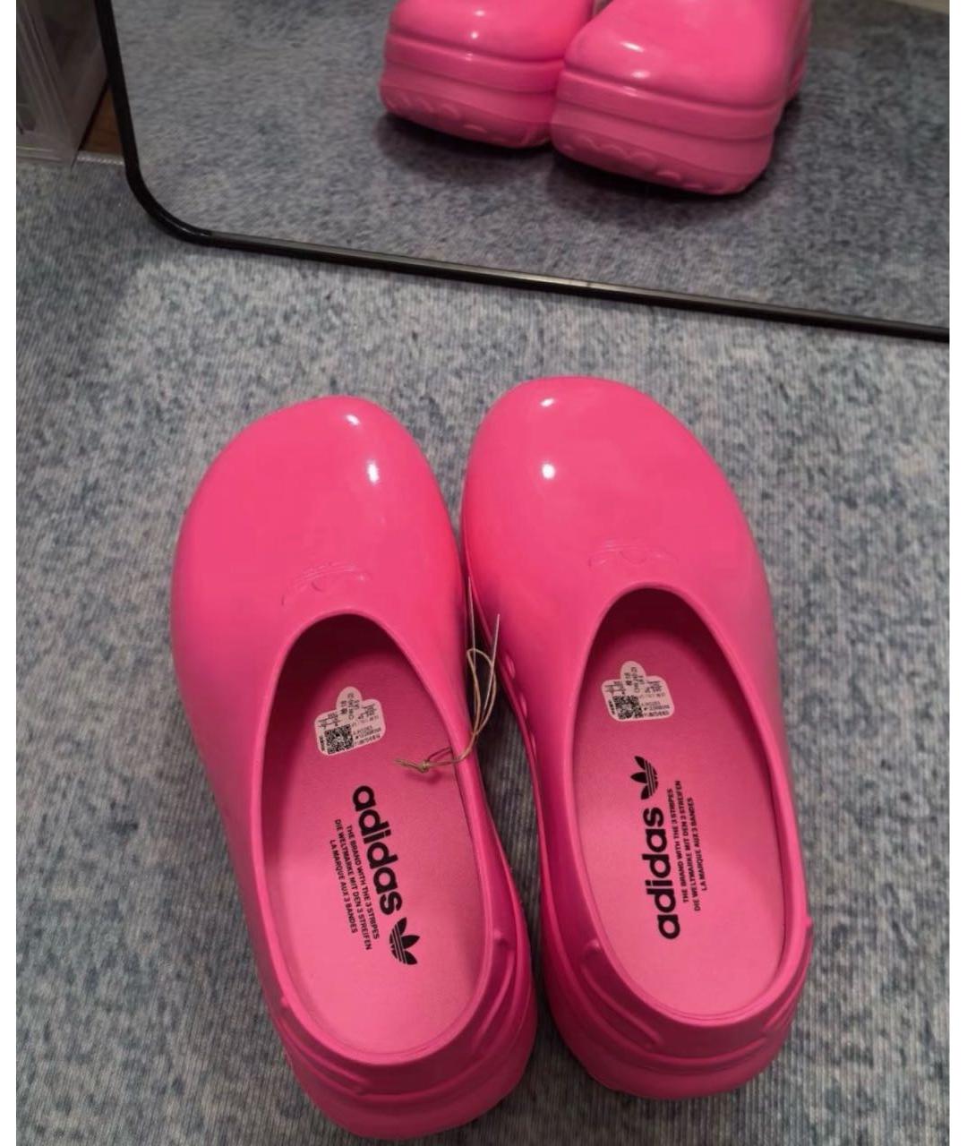 ADIDAS Фуксия резиновые сабо, фото 2
