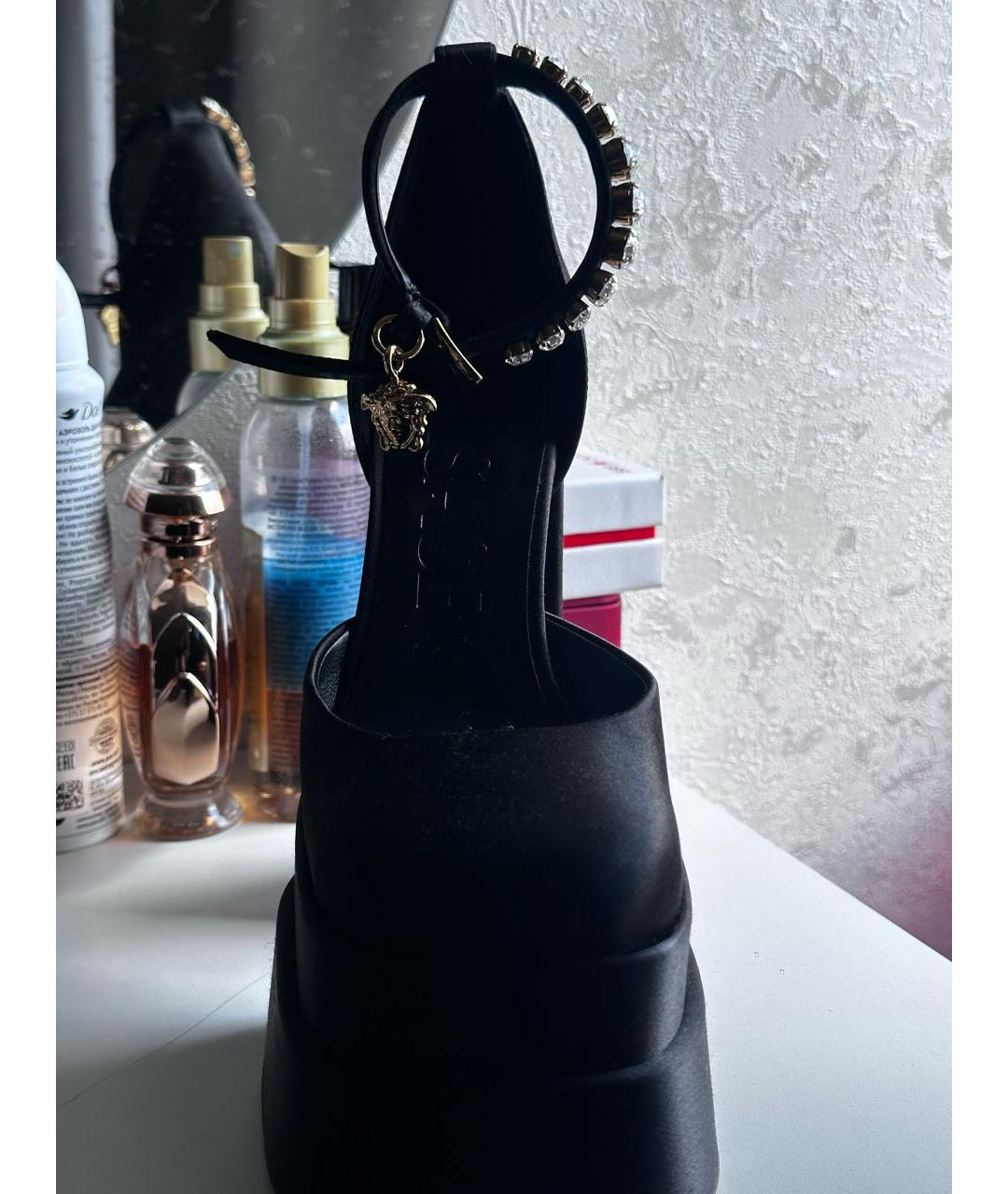 VERSACE COLLECTION Черные туфли, фото 2