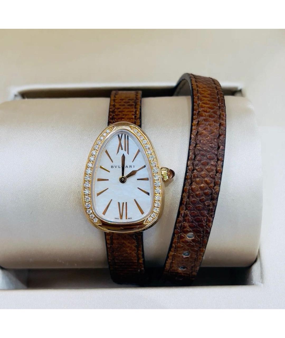 BVLGARI Золотые часы из розового золота, фото 3