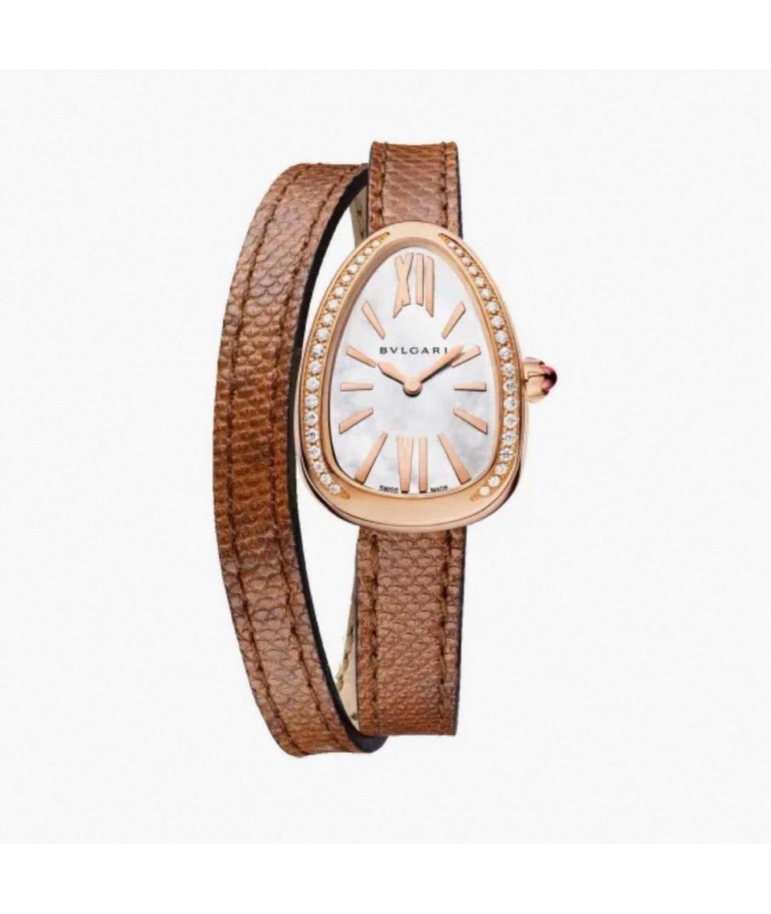 BVLGARI Золотые часы из розового золота, фото 6