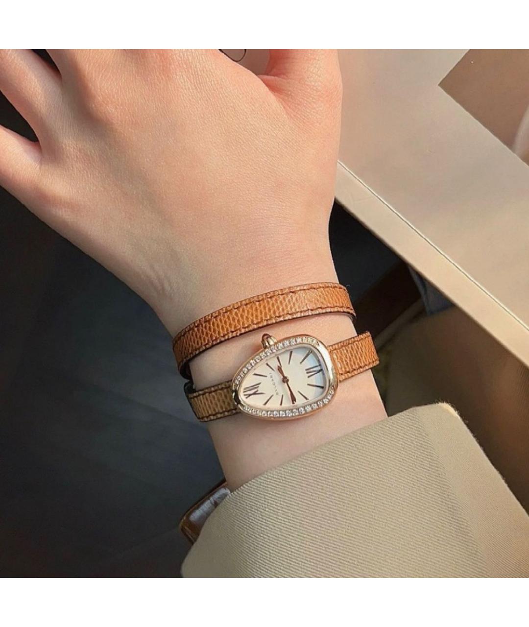 BVLGARI Золотые часы из розового золота, фото 5