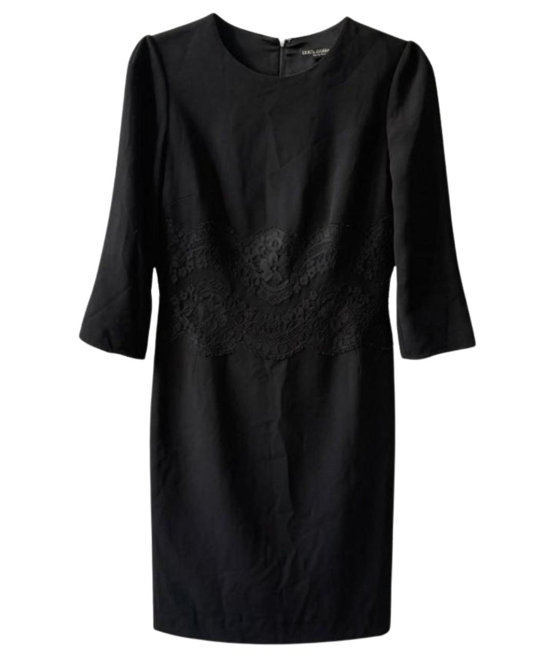 DOLCE&GABBANA Черное вискозное вечернее платье, фото 1